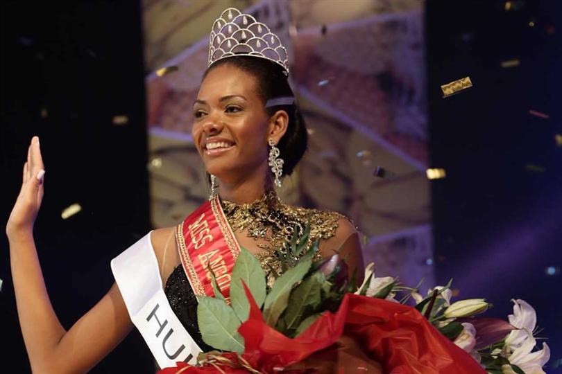 Witney Shikongo was crowned as Miss Angola 2015 