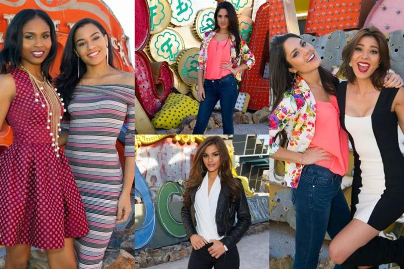 Miss Universe 2015 Delegates Visit Neon Museum