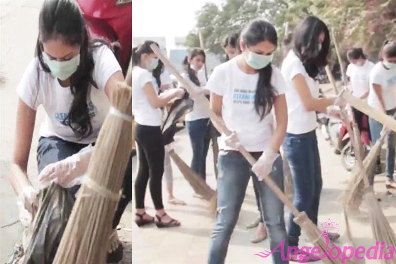 Miss India Kolkata 2015 finalists for Swachh bharat Abhiyan