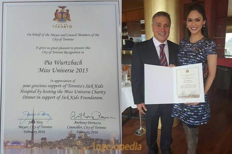 Pia Wurtzbach is busy exploring Toronto