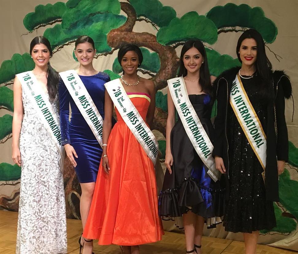 Miss International 2018 Top 5 bid adieu to Tokyo as they return home