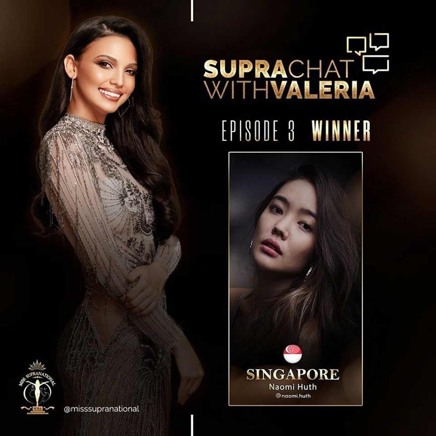 Miss Supranational 2019 ‘Supra Chat with Valerie Vasquez’ winners announced