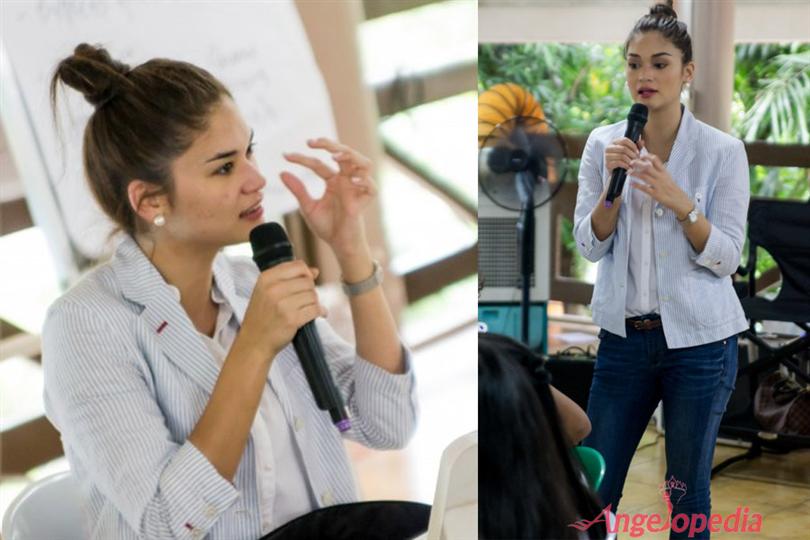 Pia Wurtzbach gets out of her beauty comfort zone and mentored a cheerleading squad
