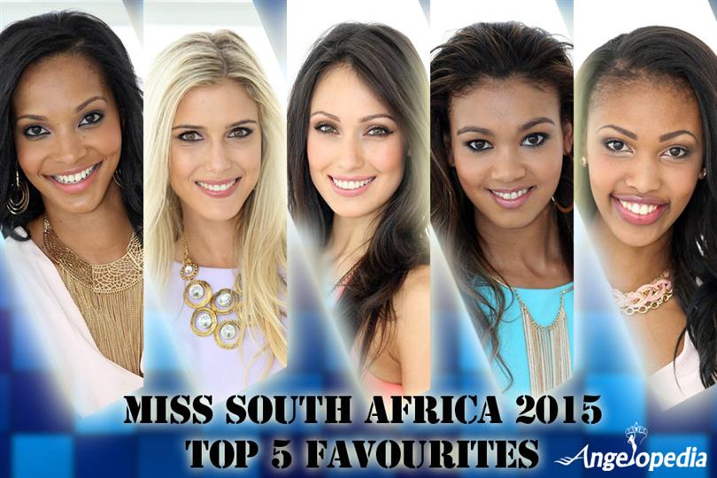 Miss South Africa 2015 Top 5 Favourites