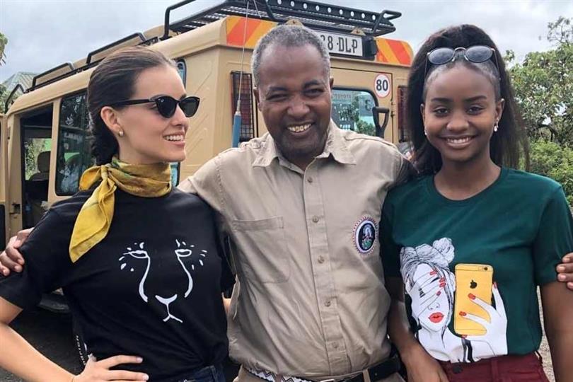 Miss World 2019 BWAP inauguration of the first compostable sanitary pad machine in Tanzania