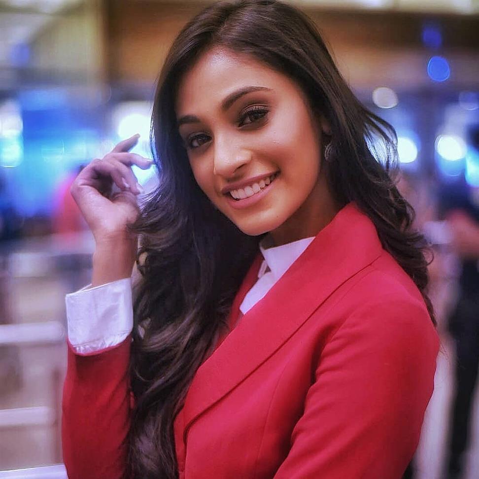 Anukreethy Vas departs for Sanya to begin her journey in Miss World 2018