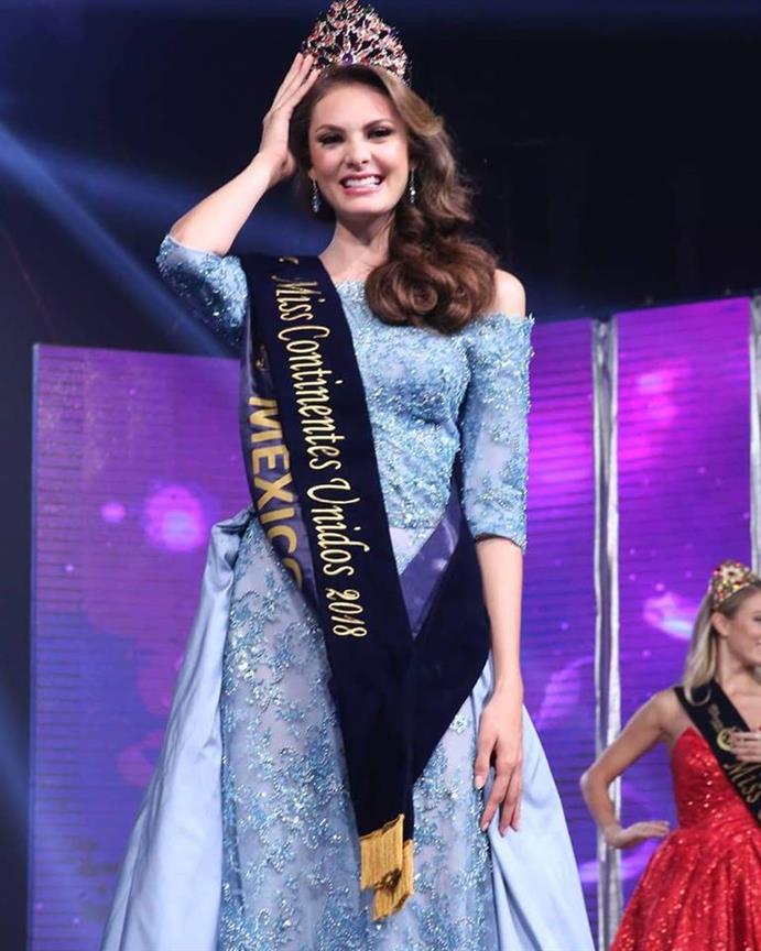 Andrea Sáenz Castillo crowned Miss United Continents 2018