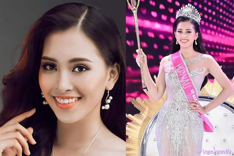 Tr?n Ti?u Vy crowned Miss World Vietnam 2018