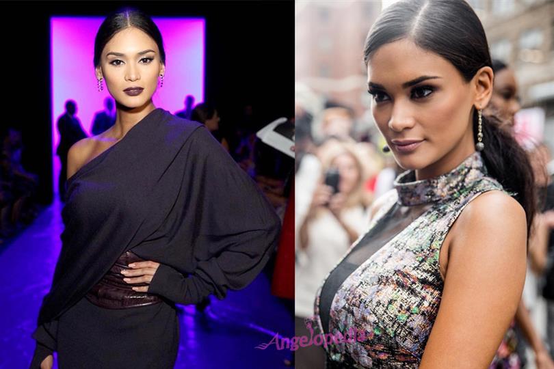 Pia Wurtzbach returns to walk for Sherri Hill at NYFW