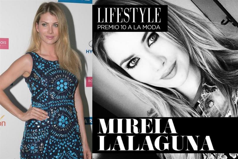 Miss World 2015 Mireia Lalaguna awarded La Razons Fashion Award