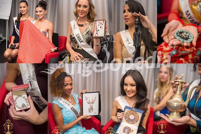 Miss Supranational Contestants sell Christmas Gifts to raise money for Charity
