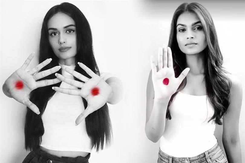 Beauty queens join the ‘Red Dot Challenge’ to promote menstrual hygiene