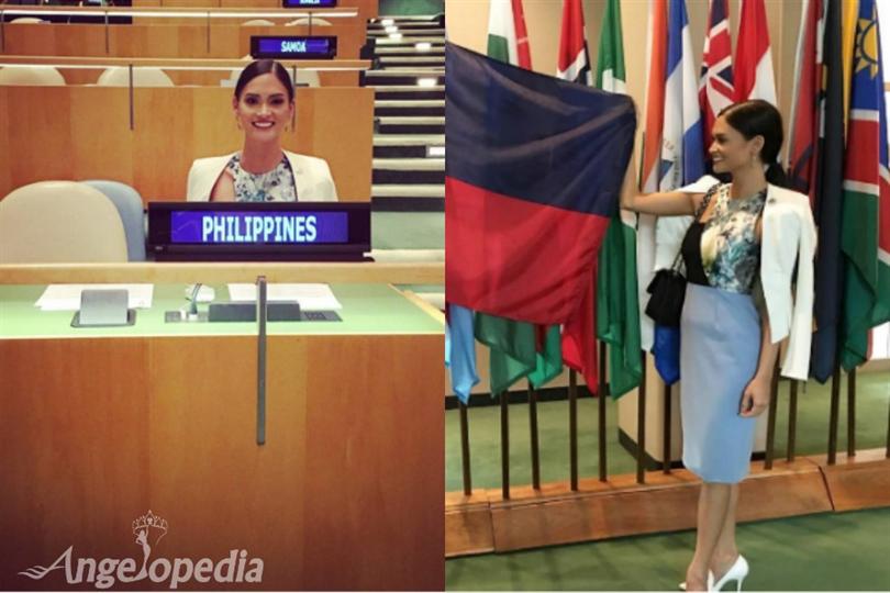 Miss Universe 2015 Pia Alonzo Wurtzbach attends UN Meeting