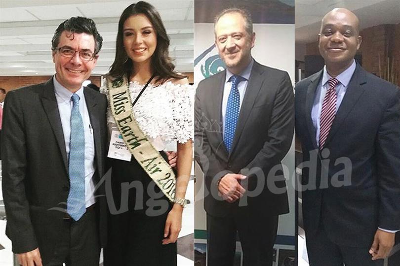 Michelle Gomez along with ministers during Air Quality report in Colombia