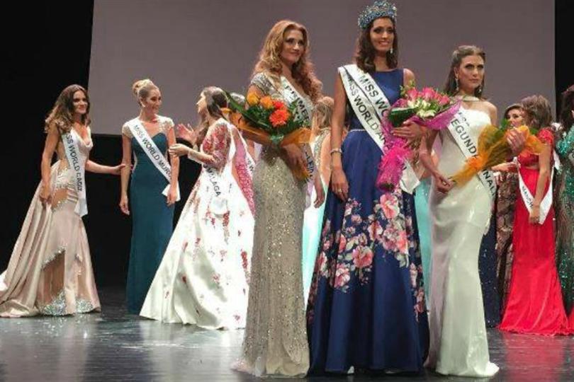 Raquel Tejedor Melendez of Aragón crowned as Miss World Spain 2016