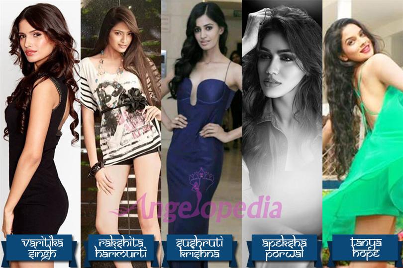 Five contenders for the title of Miss India 2015