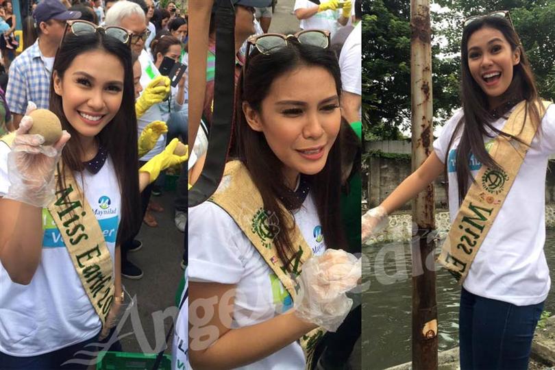 Earth Warrior Angelia Ong joins Annual Manila Bay Clean-Up with other beauties 