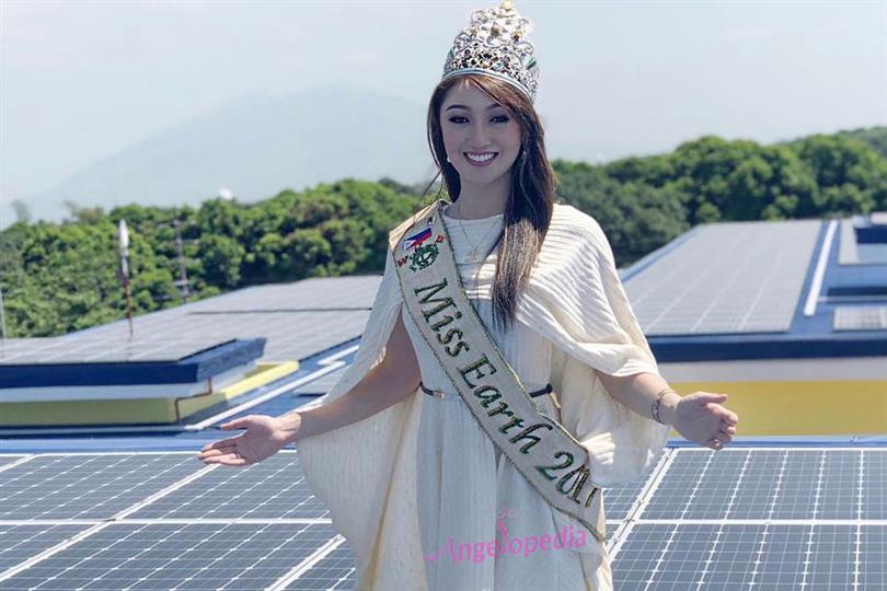 The class of Miss Earth Philippines is being unveiled 