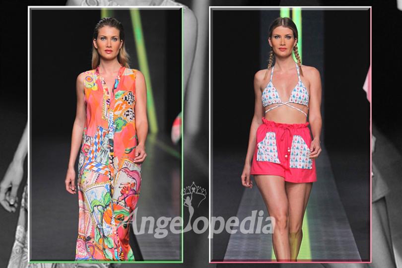 Miss World 2015 Mireia Lalaguna walks Gran Canaria Moda Calida Fashion Show