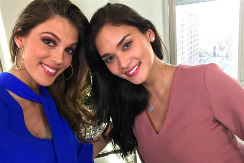 Iris Mittenaere and Pia Wurtzbach together in New York