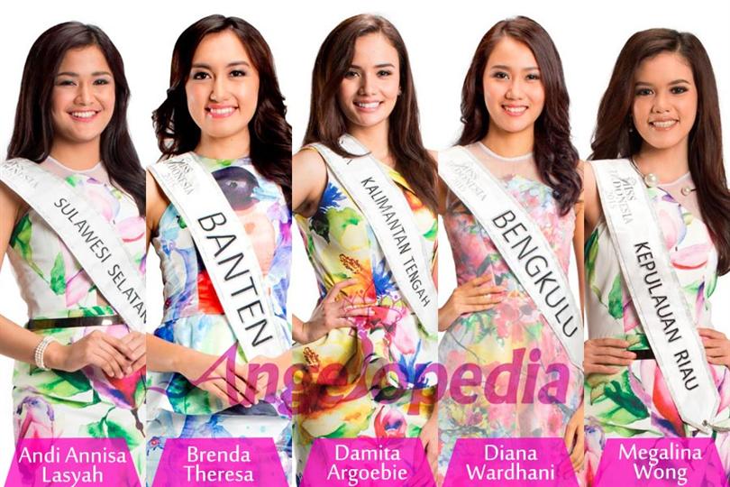 Miss Indonesia 2015 Top 10 Favourites by Angelopedia