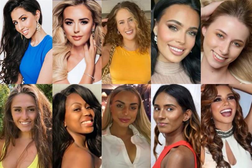 Neha Dhull Miss Central London GB 2021 Eden McAllister Miss Belfast GB 2021 Yasemin Arslan Miss Bristol GB 2021 Cheraleigh Van Miss Norwich GB 2021 Jade Detheridge Miss Cardiff GB 2021 Anna McVicar Miss Cheshire GB 2021