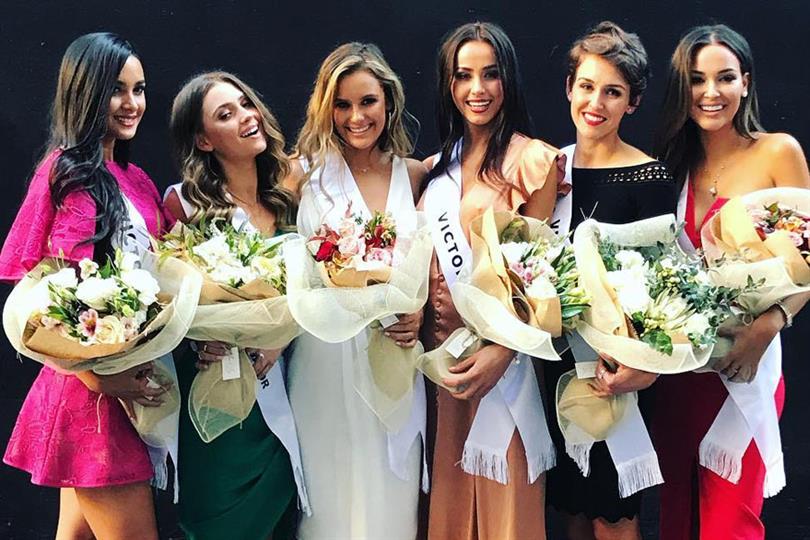 Miss Universe Australia 2018 finalists from the Victoria State Final
