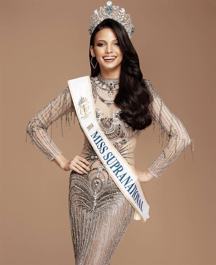 Miss Supranational 2018 Valeria Vasquez departs for her European Tour 