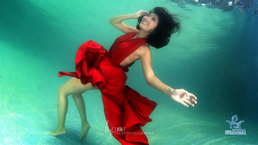 Our favourites from the Underwater shoot of Miss Scuba International 2019