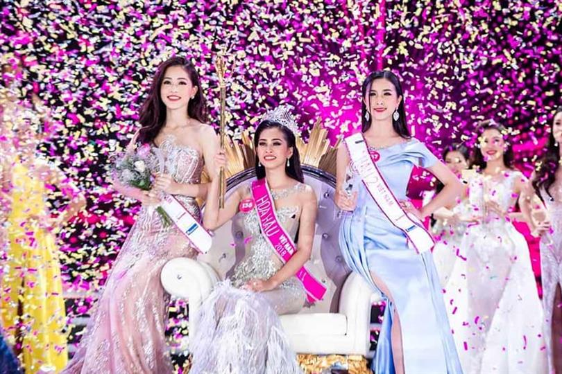 Tr?n Ti?u Vy crowned Miss World Vietnam 2018