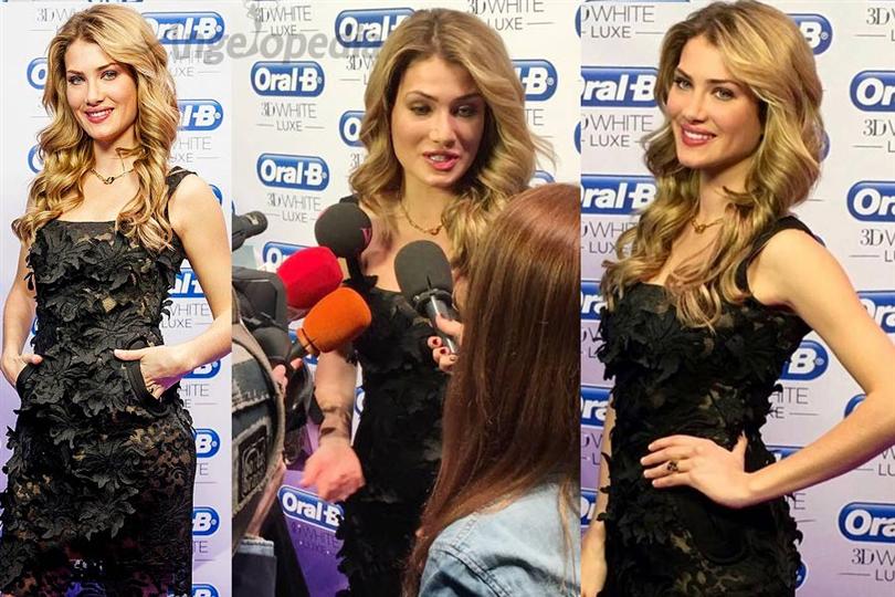 Mireia Lalaguna attends Madrid Fashion Week 2016-17 to support Oral B’s campaign
