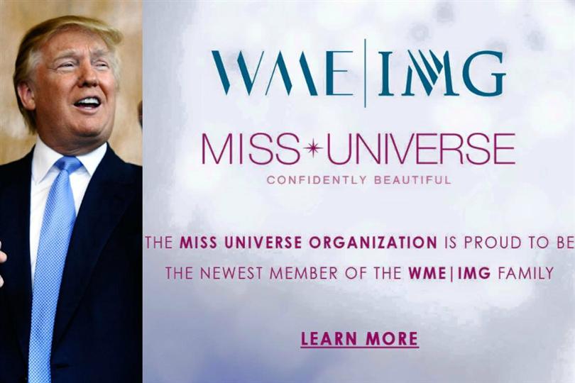 WME | IMG Purchases The Miss Universe Organisation From Donald Trump