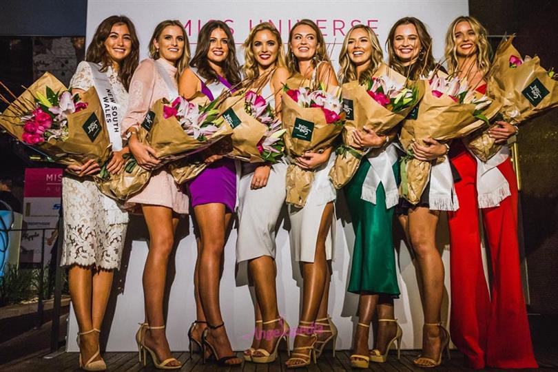 Miss Universe Australia 2018 finalists from the New South Wales Final