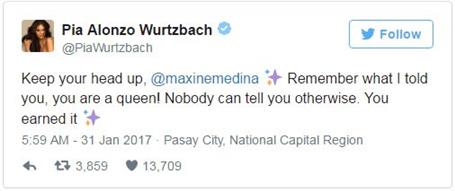 Maxine Medina criticized for her performance, Pia Wurtzbach defends