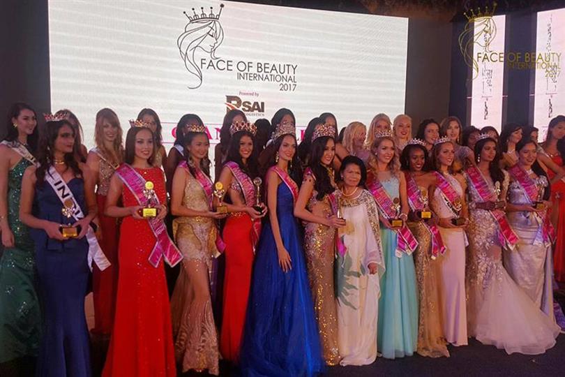 Tanisa Panyapoo crowned Face of Beauty International 2017