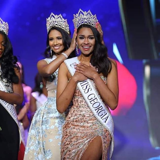 Emanii Davis of Georgia crowned Miss Earth USA 2019