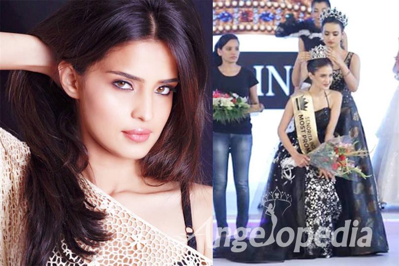 Aarushi Sharma crowned as Miss India Intercontinental 2016