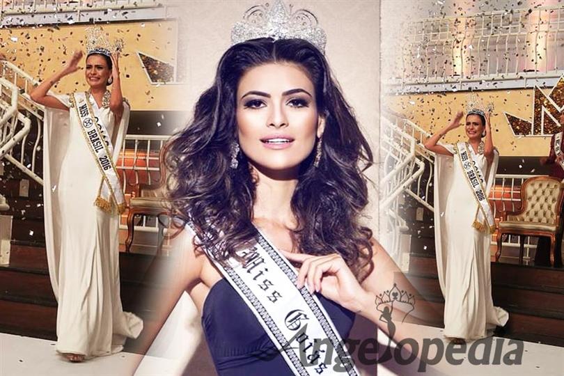 Beatrice Fontoura crowned as Miss Mundo Brasil 2016 