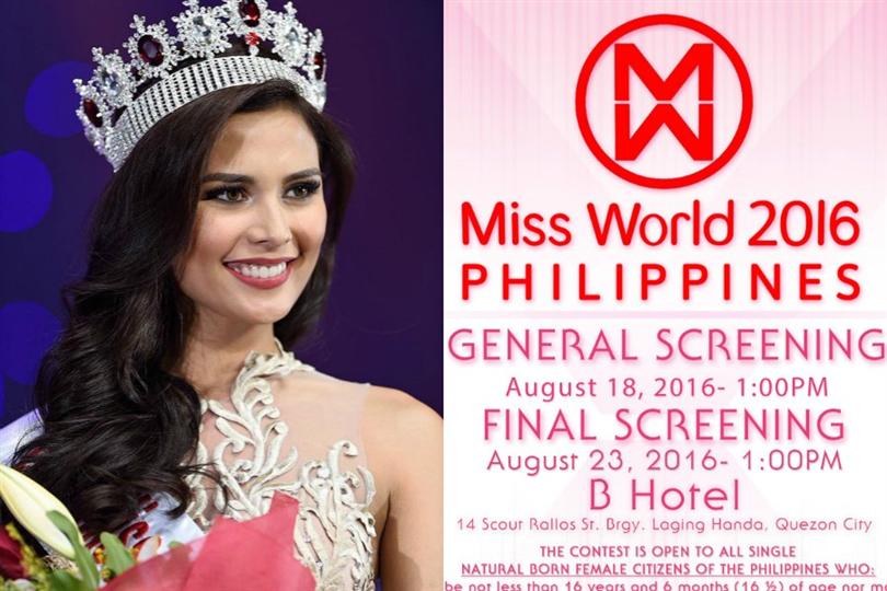 Miss World Philippines 2016 Road to Finale
