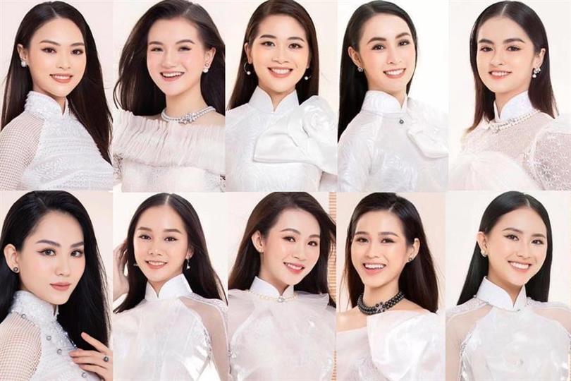 Nguyen Lê Phuong Thao (Age:18 years, Height:170 cm) Nguyen Th? Trân Châu (Age:20 years, Height:168 cm) Ðau Hai Minh Anh (Age:21 years, Height:170 cm) Pham Thi Phuong Quynh (Age:20 years, Height:174 cm) Lê Thi Tuong Vy (Age:19 years, Height:176 cm)