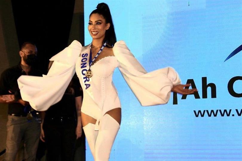 Sonora’s Ayram Ortíz wins Self Make-up challenge at Miss Mexico 2021