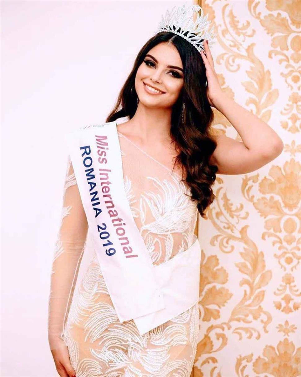 Andreea Coman crowned Miss International Romania 2019