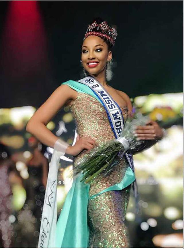 Nyah Bandelier crowned Miss World Bahamas 2019