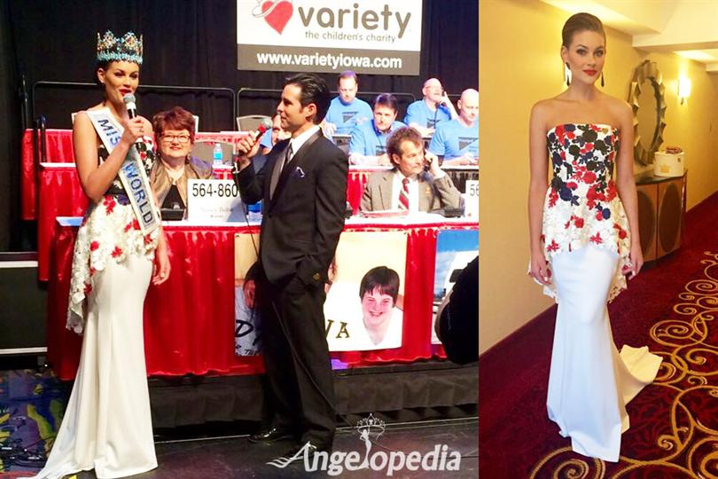 Miss World 2014 Rolene Strauss at Variety telethon