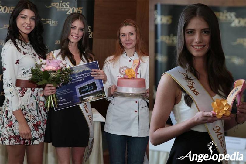 Adriana Hodossyova wins Miss Press 2015 award at Miss Slovensko 2015