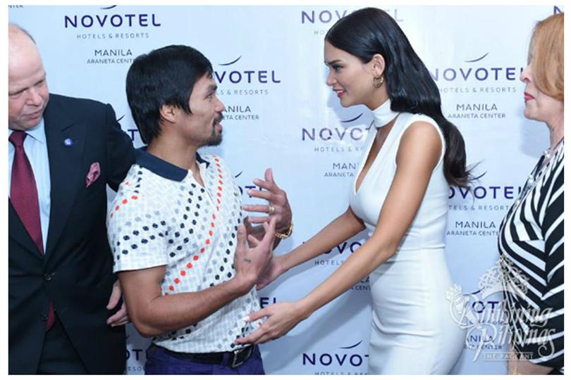 When Miss Universe Pia Wurtzbach Meets Boxing Champ Manny Pacquiao