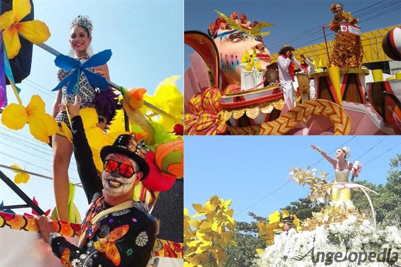 Miss Colombia winners seen in Carnaval de Barranquilla Carnival
