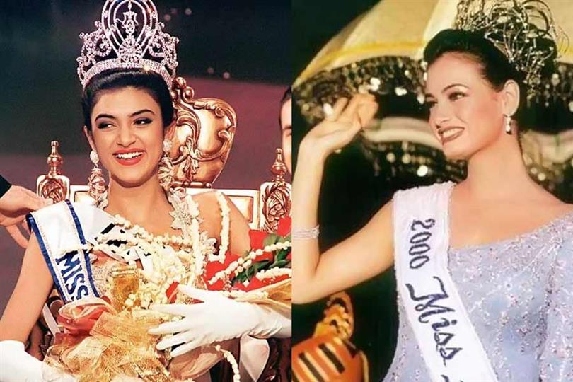 Sushmita Sen Miss Universe 1994 Dia Mirza Miss Asia Pacific International 2000