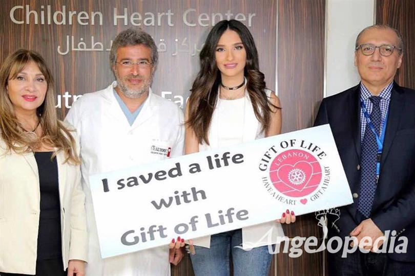 Miss World Lebanon 2016, Sandy Tabet Saves a Life with a Gift of Life Lebanon