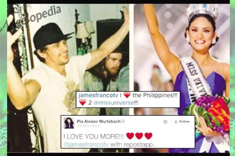 James Edward Franco speaks on his Instagram exchange with Pia Wurtzbach